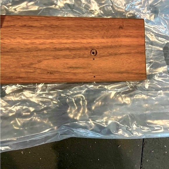 Schoolhouse Black Walnut Coat Rack 2 hooks - Picture 4 of 6